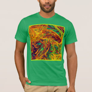 Expressive Vibrant Color Pattern T-Shirt