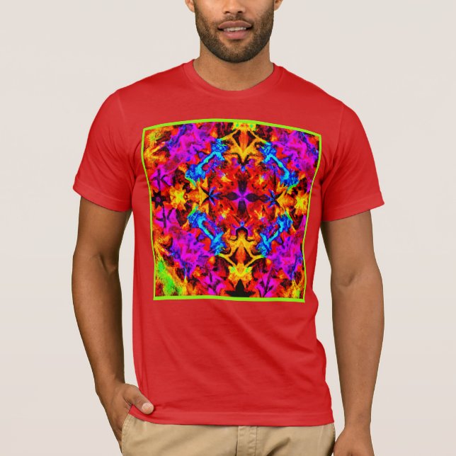 Expressive Vibrant Colours Artistry T-Shirt (Front)