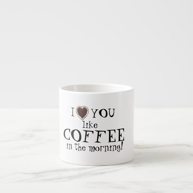 Expresso Amour de Saint-Valentin vous aimez la tasse de (Devant)