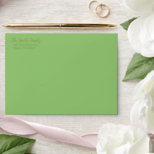 Expresso And Butter Yellow Customizable Wedding Envelope