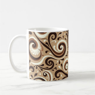 Expresso art swirls coffee mug