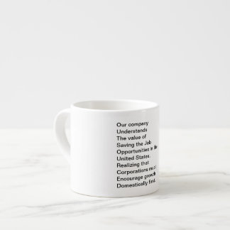 Expresso EXTERNALISÉ - cette tasse a un message caché !