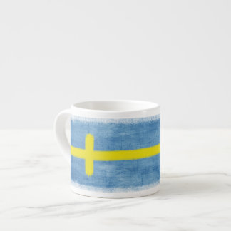Expresso Grande tasse de café express de drapeau suédois
