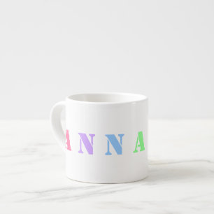 Expresso La tasse d'enfant NOMMÉ personnalisé - 7 lettres