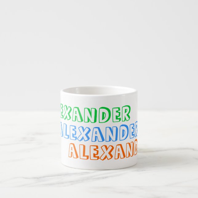 Expresso La tasse des enfants avec le nom personnalisé pour (Devant)