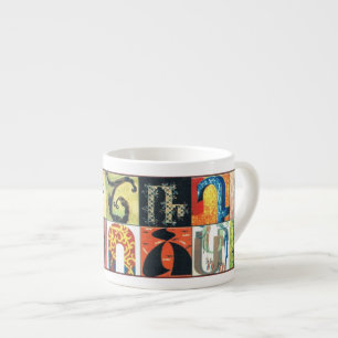 Expresso Tasse de café express d'alphabet arménien