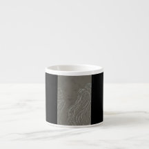 Tasse de café express d'ange