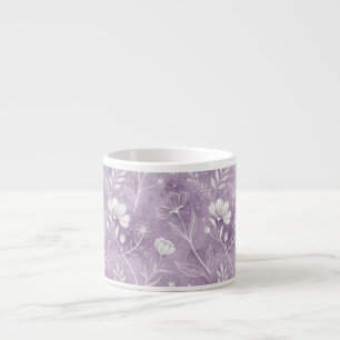Expresso Tasse de spécialité Fleurie Onirique – Art avec un