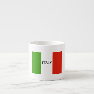 Expresso Tasse italienne d'Expresso de drapeau