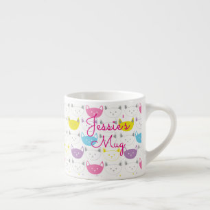 Expresso Tasse mignonne de petite fille d'impression de