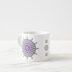 Expresso Tasse spéciale Mehndi Fantasy Argent