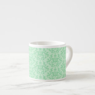 Expresso Tasse verte en bon état de café express de damassé