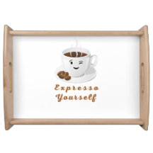 Expresso Yourself – Funny Smiling Coffee Tee