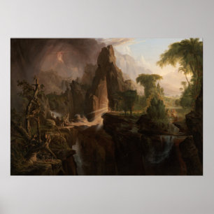Expulsion from Eden (1828) — Thomas Cole Poster