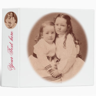 Exquisite antique photo sisters FromMyDesk binder