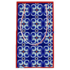 Exquisite blue swirl pattern gift bag