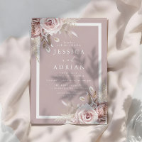 Exquisite Blush Pink Roses Wedding