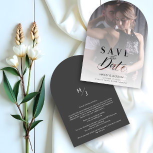 Exquisite Cute Transparency Cut Paper Effect Photo Save The Date