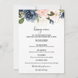 Exquisite Fall Floral Kissing Menu