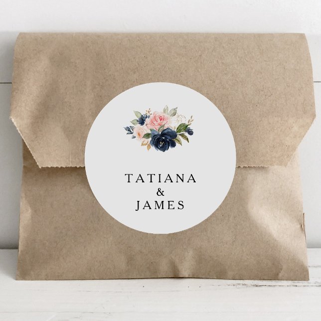 Exquisite Fall Floral Wedding Envelope Seals (Creator Uploaded)