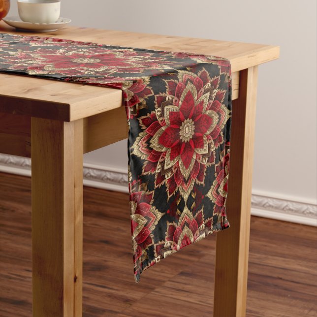 Exquisite Floral Wedding Table Runner (In Situ)