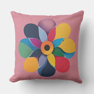 Exquisite Handcrafted Throw Pillow" Outdoor Pillow