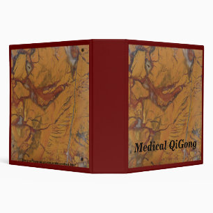 Exquisite Jasper rock designed QiGong binder 
