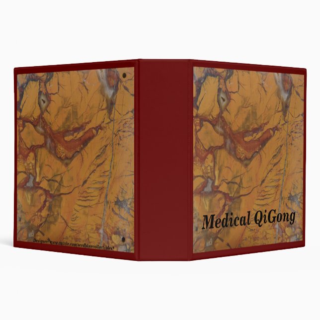 Exquisite Jasper rock designed QiGong binder  (Background)