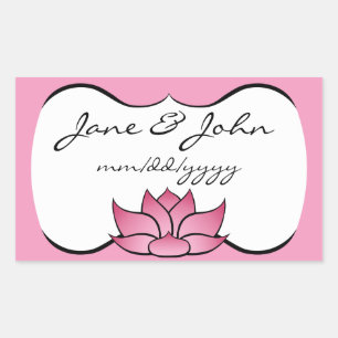 Exquisite Lotus in Pink Sticker