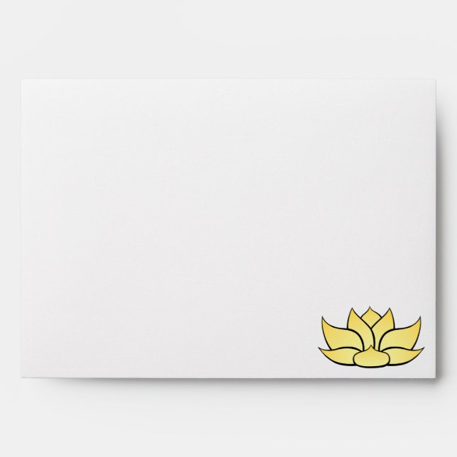 Exquisite Lotus in Sun Kissed Envelopes (Front)