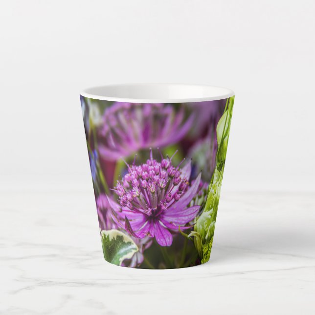 Exquisite magic of blossoms #1 latte mug (Front)