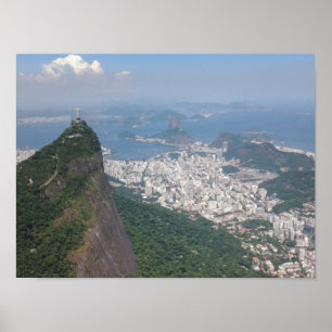 Exquisite Rio de Janeiro Brazil Carioca Landscape Poster