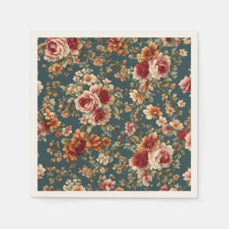 Exquisite Romantic Roses and Beautiful Flowers Napkin