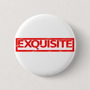 Exquisite Stamp 2 Inch Round Button
