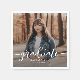 Exquisite Taste Editable Colour Graduation Napkins