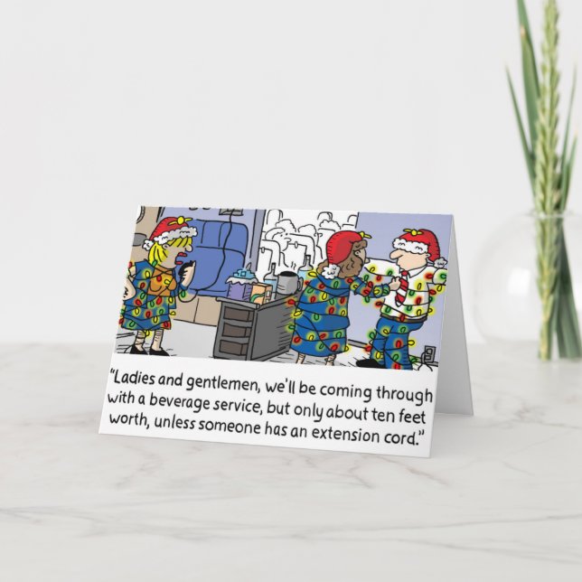 Extension Cord Holiday Card (Front)