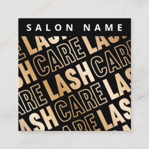 Extensions Eyelash Or moderne Lash carte de post-s
