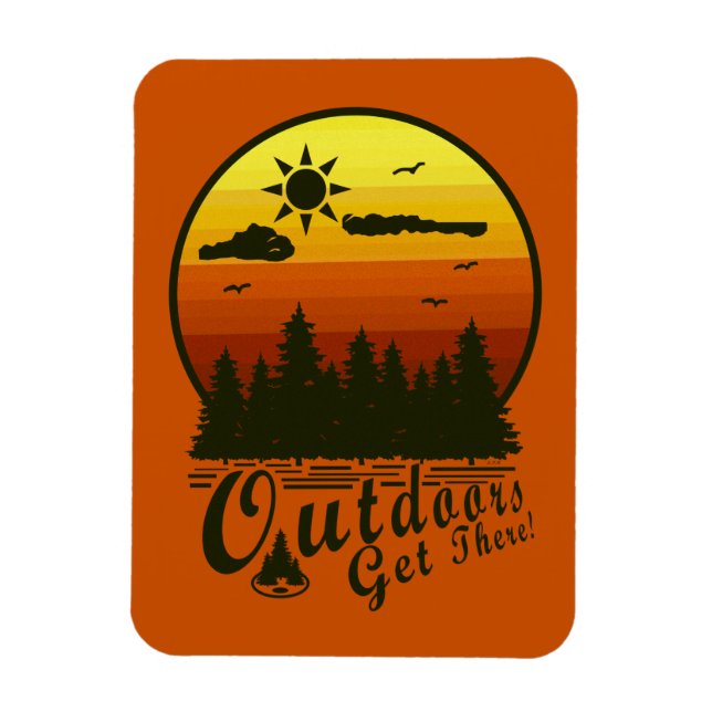 Extérieur Atteindre Magnet Orange (Vertical)