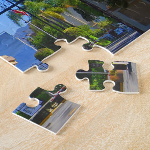 Exterior Gates At Iconic Hollywood Studio Jigsaw Puzzle