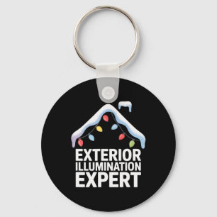 Exterior Illumination Expert Christmas Decorating Keychain
