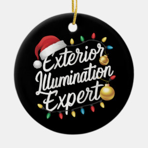 Exterior Illumination Expert Christmas Light Decor Ceramic Ornament