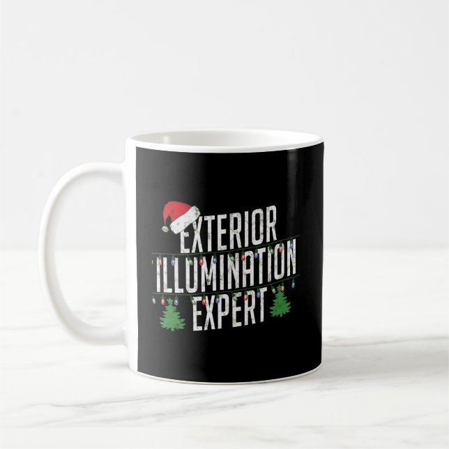 Exterior Illumination Expert Christmas Lights Coffee Mug (Left)