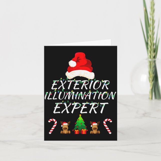 Exterior Illumination Expert Christmas Lights Deco Card (Front)