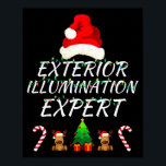 Exterior Illumination Expert Christmas Lights Deco Poster<br><div class="desc">Exterior Illumination Expert Christmas Lights Decorator</div>