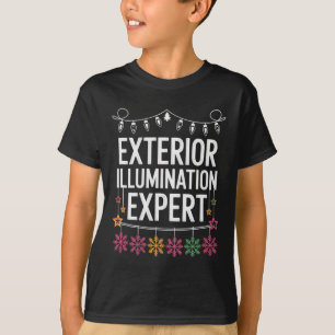Exterior Illumination Expert Christmas Lights Disp T-Shirt