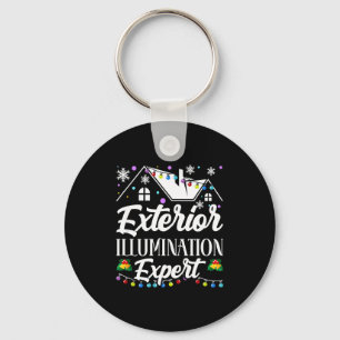 Exterior Illumination Expert Funny Christmas Decor Keychain