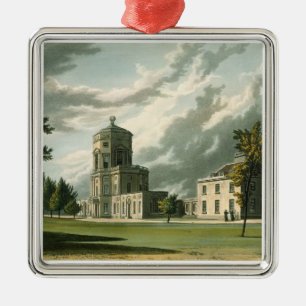 Exterior of The Astronomical Observatory, illustra Metal Ornament