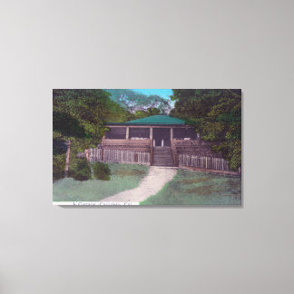 Exterior View of a CottageCazadero, CA Canvas Print