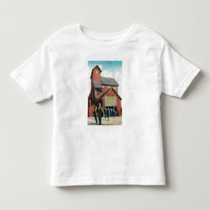 Exterior View of a Mine, Workers Exiting Toddler T-shirt
