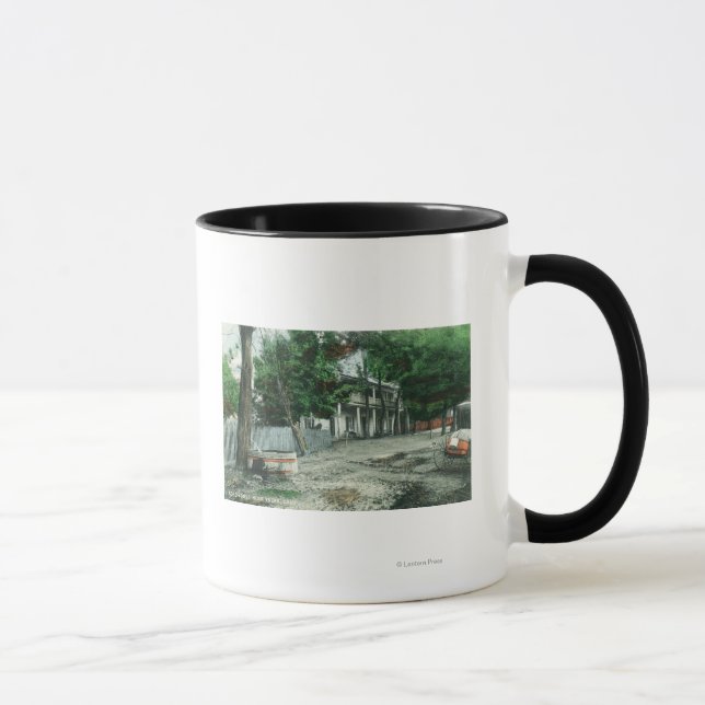 Exterior View of a Road HouseYreka, CA Mug (Right)